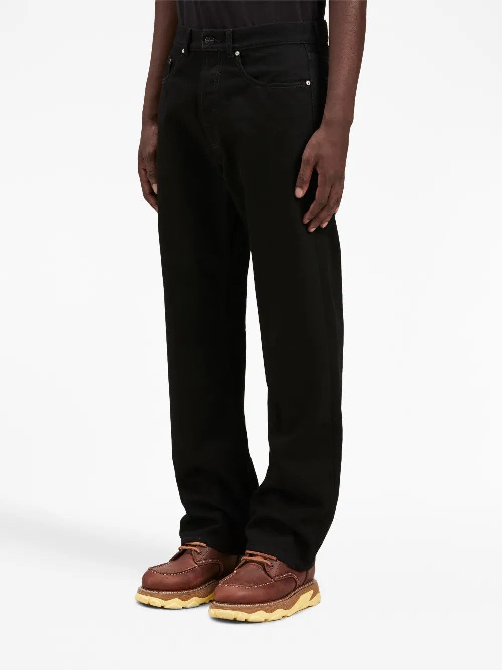Palm Angels o1y0325 Denim Pant in Black Size US 31 - 3 Thumbnail