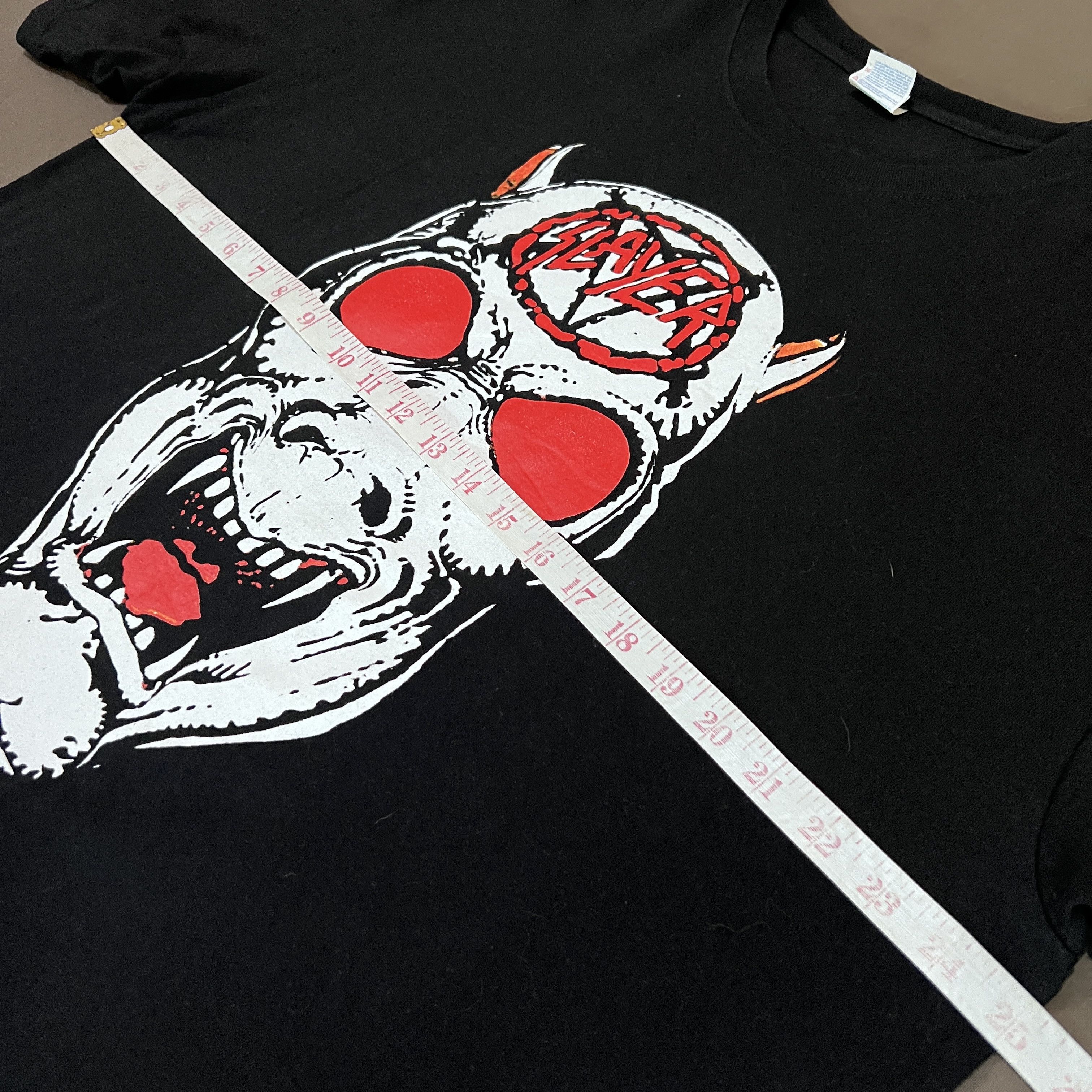Band Tees × Slayer Slayer Promo Tour Tee 2XL Thrash metal Size US XXL / EU 58 / 5 - 6 Thumbnail