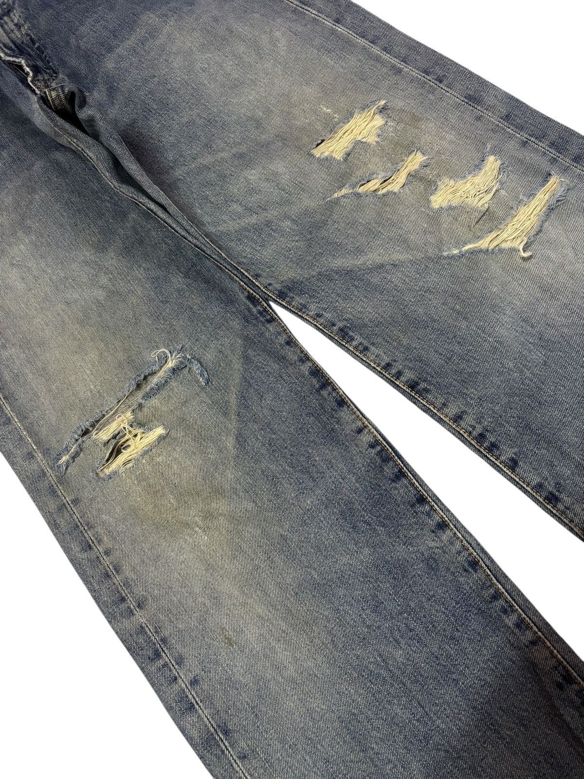 Edwin Vtg Edwin Japan 505 Selvedge Distressed Jeans Size US 28 / EU 44 - 6 Thumbnail
