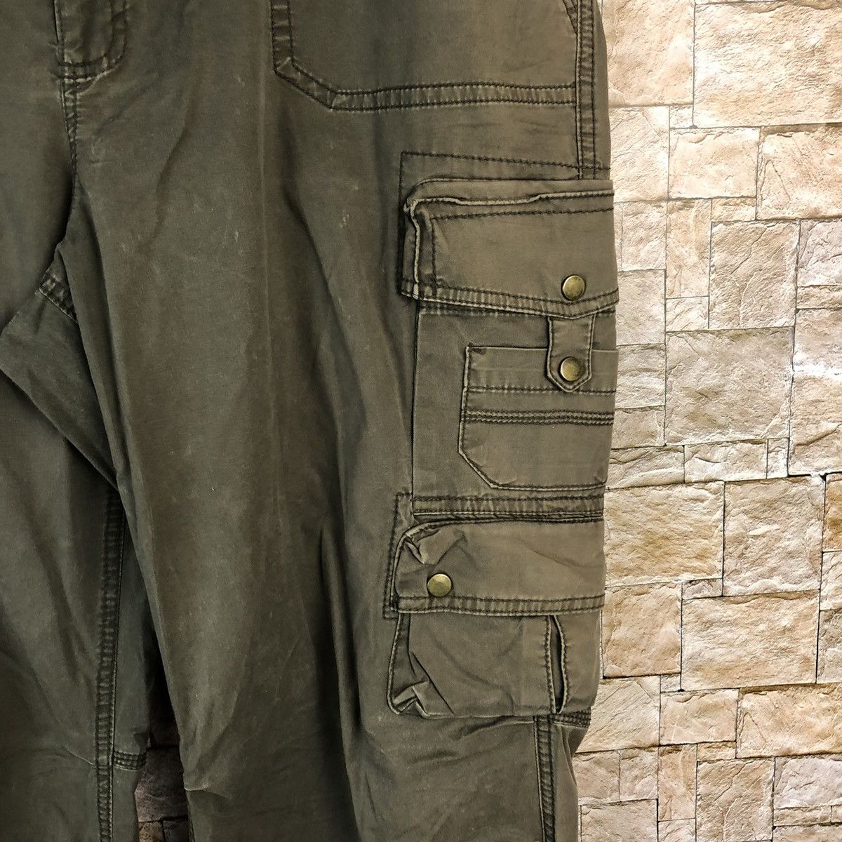 Other Courtenay Green Cargo Multipocket Pants #A965 Size 32" / US 10 / IT 46 - 10 Thumbnail