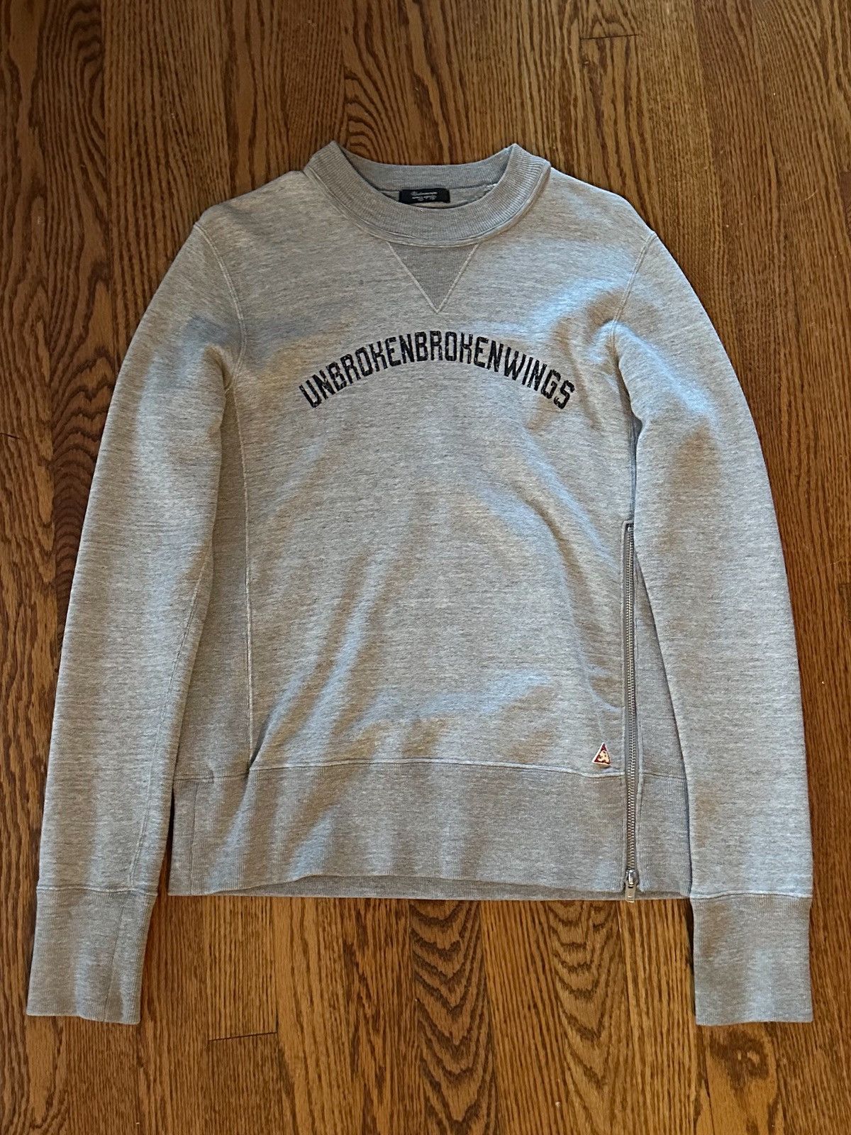 Undercover AW08 “Unbrokenbrokenwings” side-zip crewneck Size US M / EU 48-50 / 2 - 1 Thumbnail