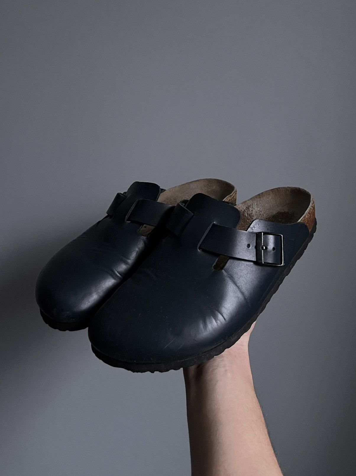 Vintage Birkenstock Boston Leather Sandals Clogs