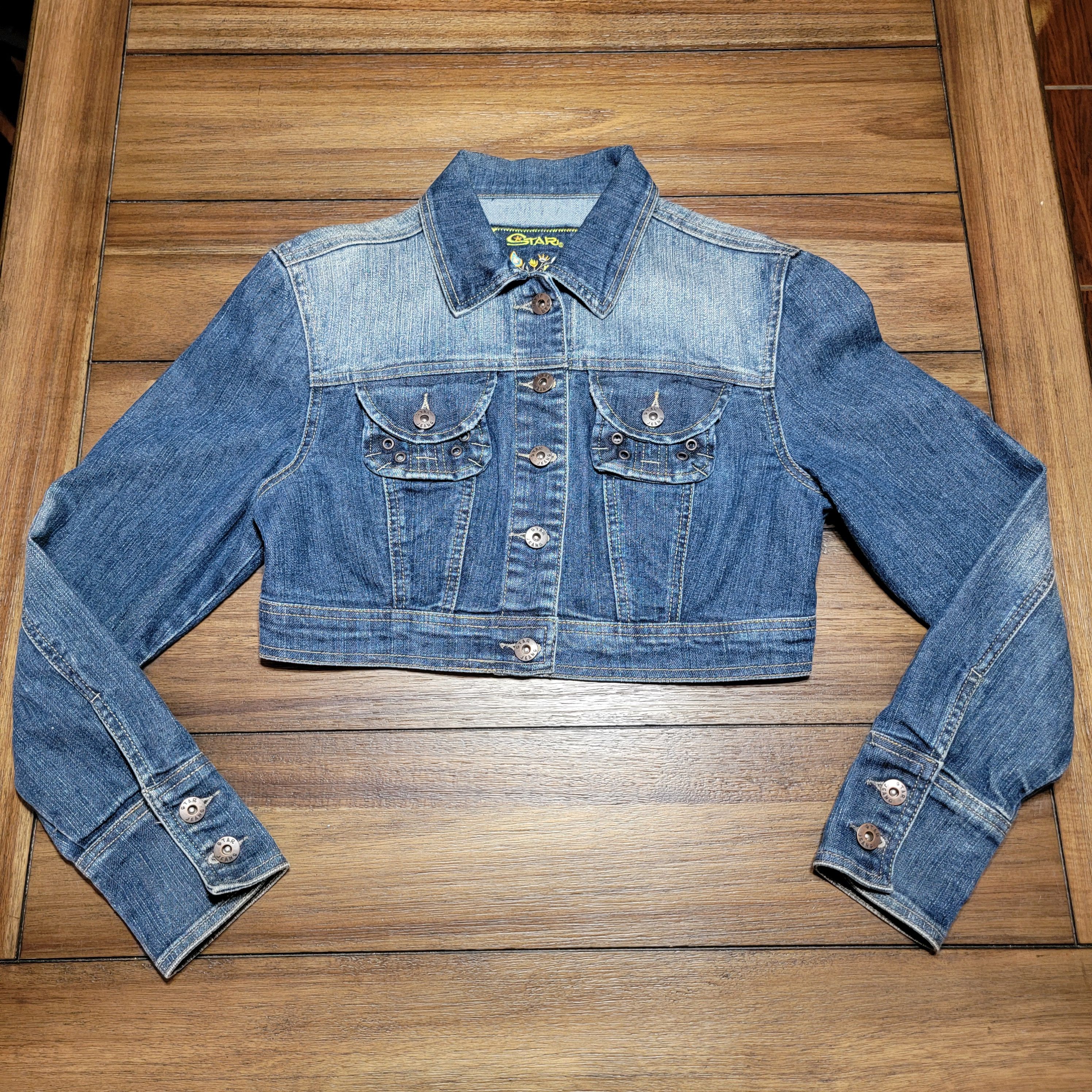 Other Star Jeans Denim Crop Jacket - Size Small Size S / US 4 / IT 40 - 1 Thumbnail