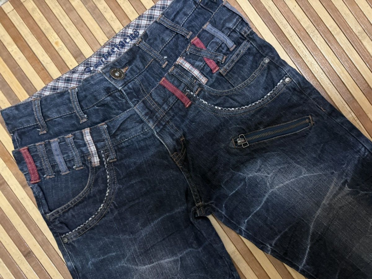 Japanese Brand Double Focus Cropped Pants Double Waist / Streetwear Size US 31 - 6 Thumbnail
