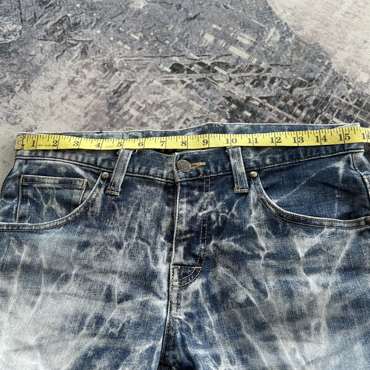 If Six Was Nine Rockstar Tornado Mart Acid Wash Jeans Size US 31 - 15 Thumbnail