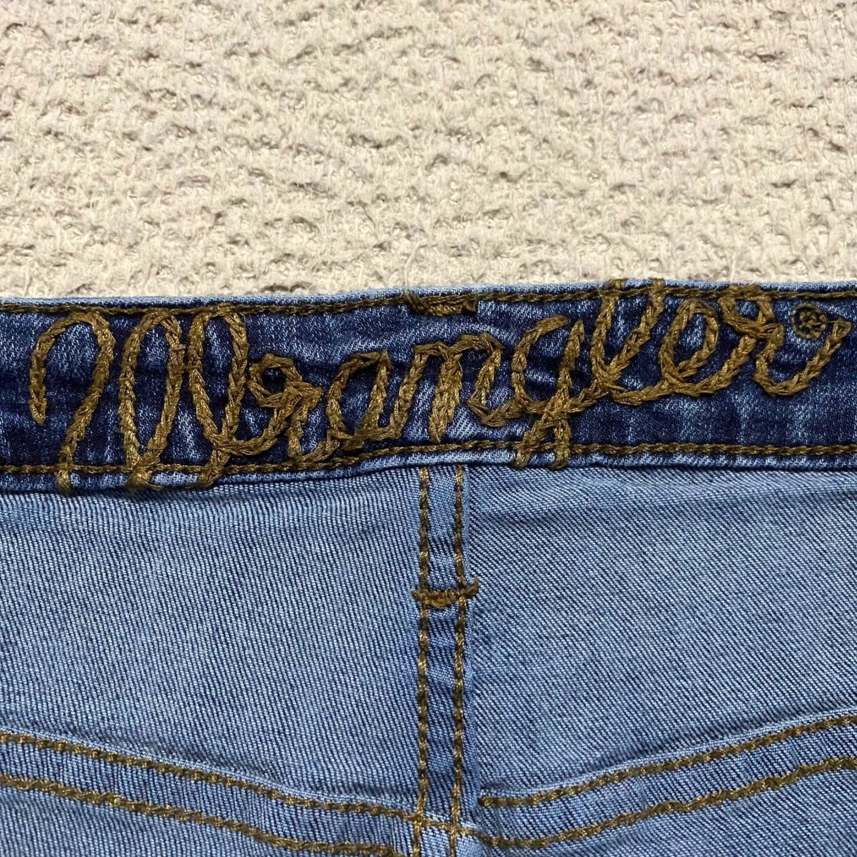 Wrangler VINTAGE Wrangler Retro Womens Jeans Blue Denim Medium Wash High Rise Skinny 32x31 Regular 5-Pocket Denim Cotton Spandex Wrangler Retro Size 24" / US 00 / IT 34 - 3 Thumbnail