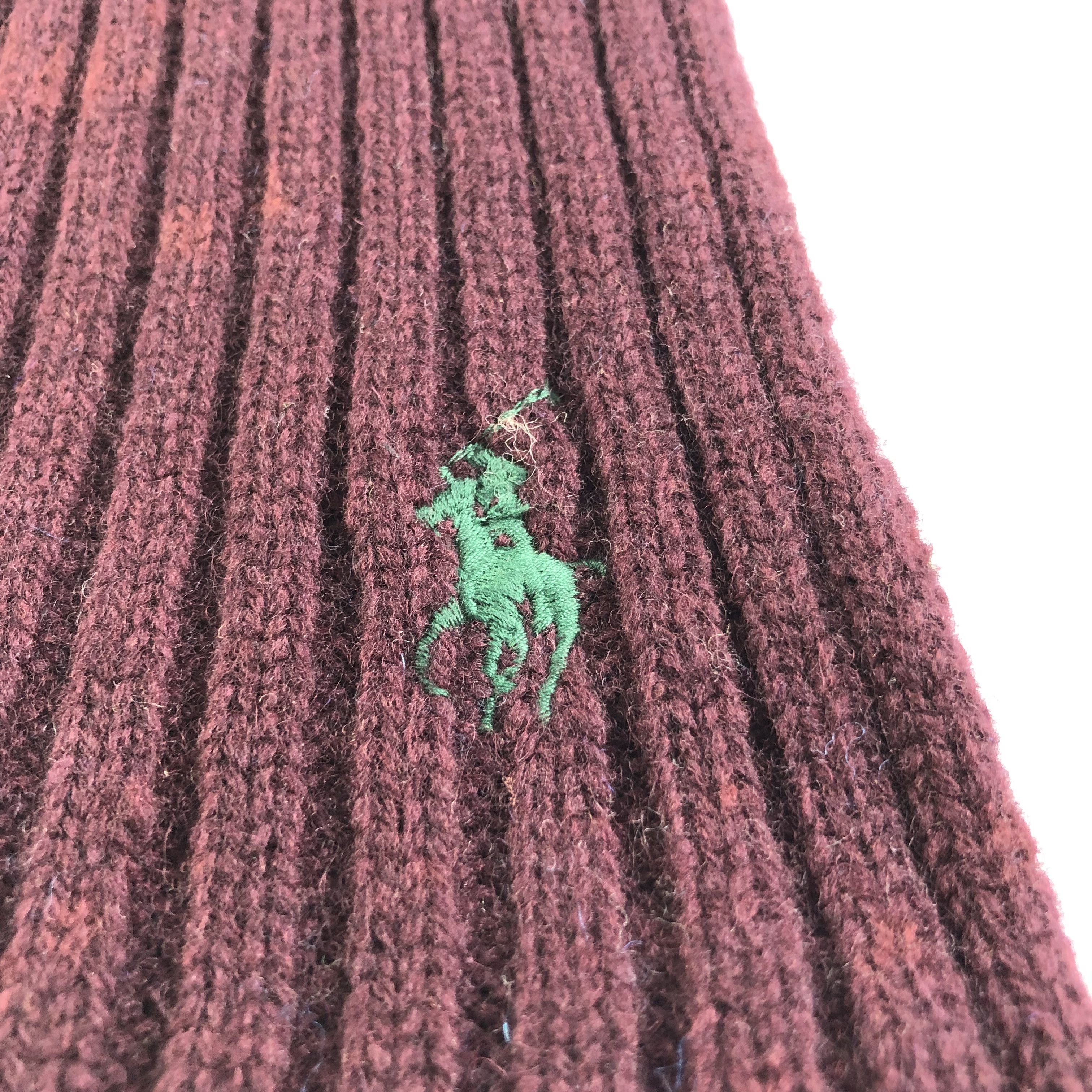 Polo Ralph Lauren Polo Ralph Lauren Pleated Wool Scarf Muffler Neckwear V2277 Size ONE SIZE - 5 Thumbnail