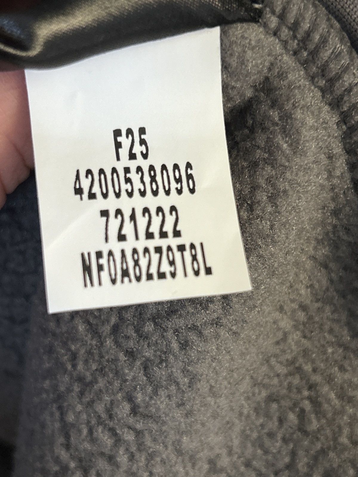 SKIMS The North Face x SKIMS 1995 Denali fleece jacket gunmetal S Size S / US 4 / IT 40 - 11 Thumbnail