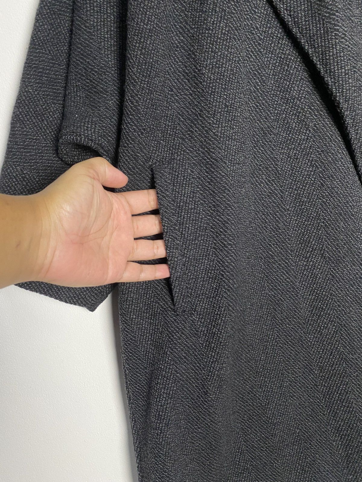 Vintage Vintage 80s Y’S Yohji Yamamoto Wool Jacket Size US L / EU 52-54 / 3 - 7 Thumbnail