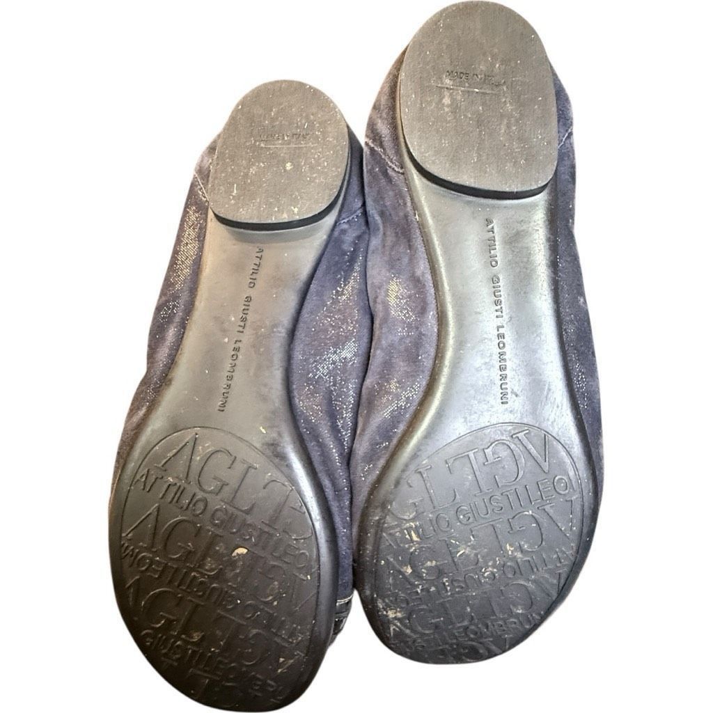 AGLINI AGL Attilio Giusti Leombruni Monika Suede Patent Leather Ita Size US 10.5 / IT 40.5 - 3 Thumbnail