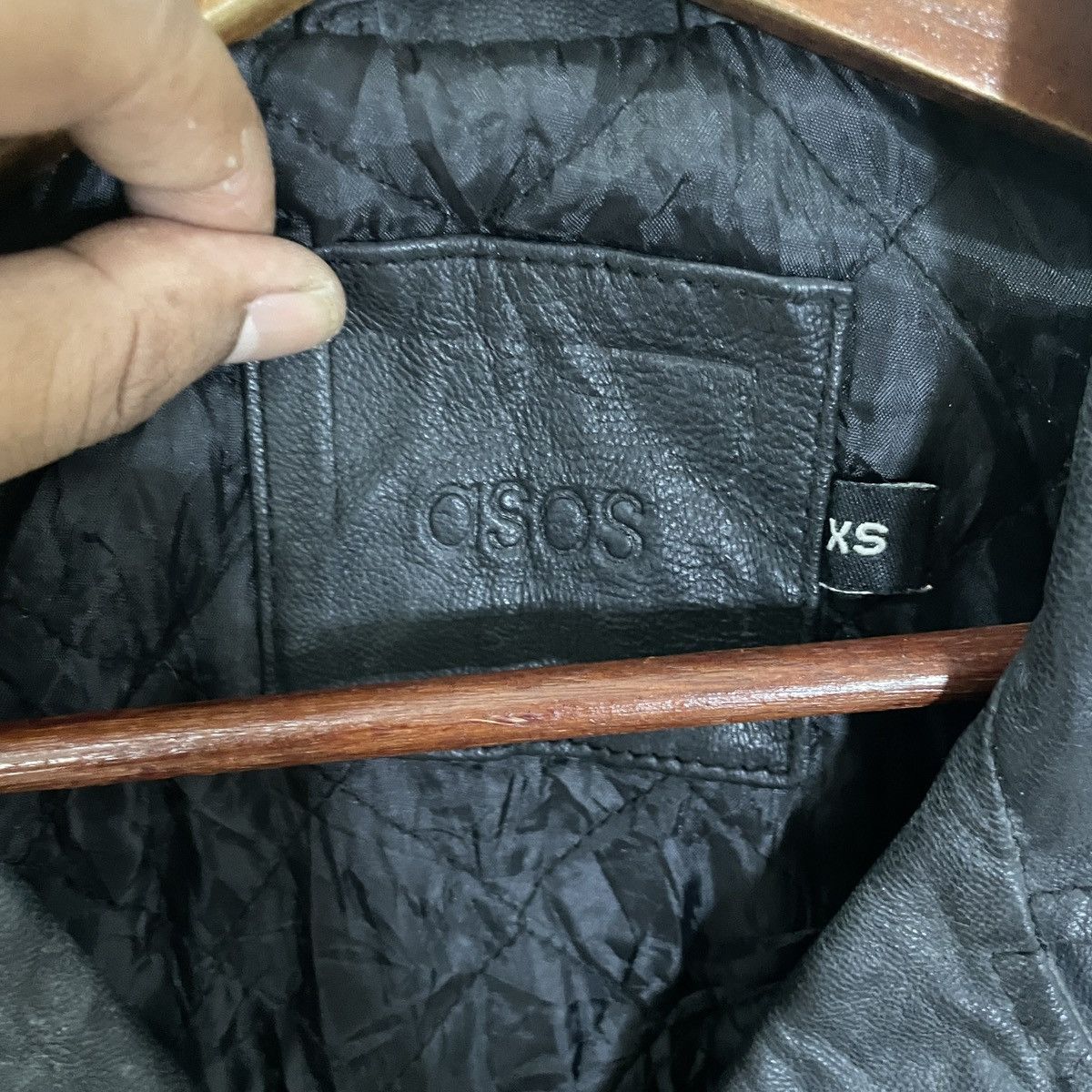 Japanese Brand Vintage Asos Leather Bikers Jacket Size US S / EU 44-46 / 1 - 5 Thumbnail