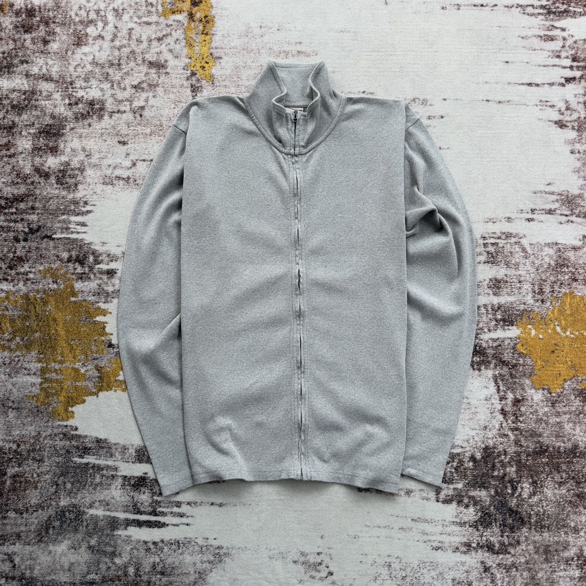 Avirex AVIREX USA GREY FULL ZIP MOCK NECK SWEATSHIRT VINTAGE Size US S / EU 44-46 / 1 - 1 Thumbnail