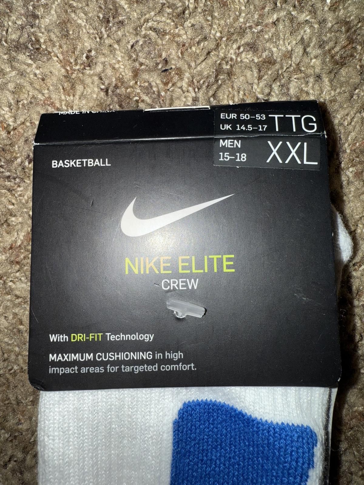 Nike Nike Elite Crew Basketball SX7622 Single Pair Sample Size US 40 / EU 56 - 5 Thumbnail