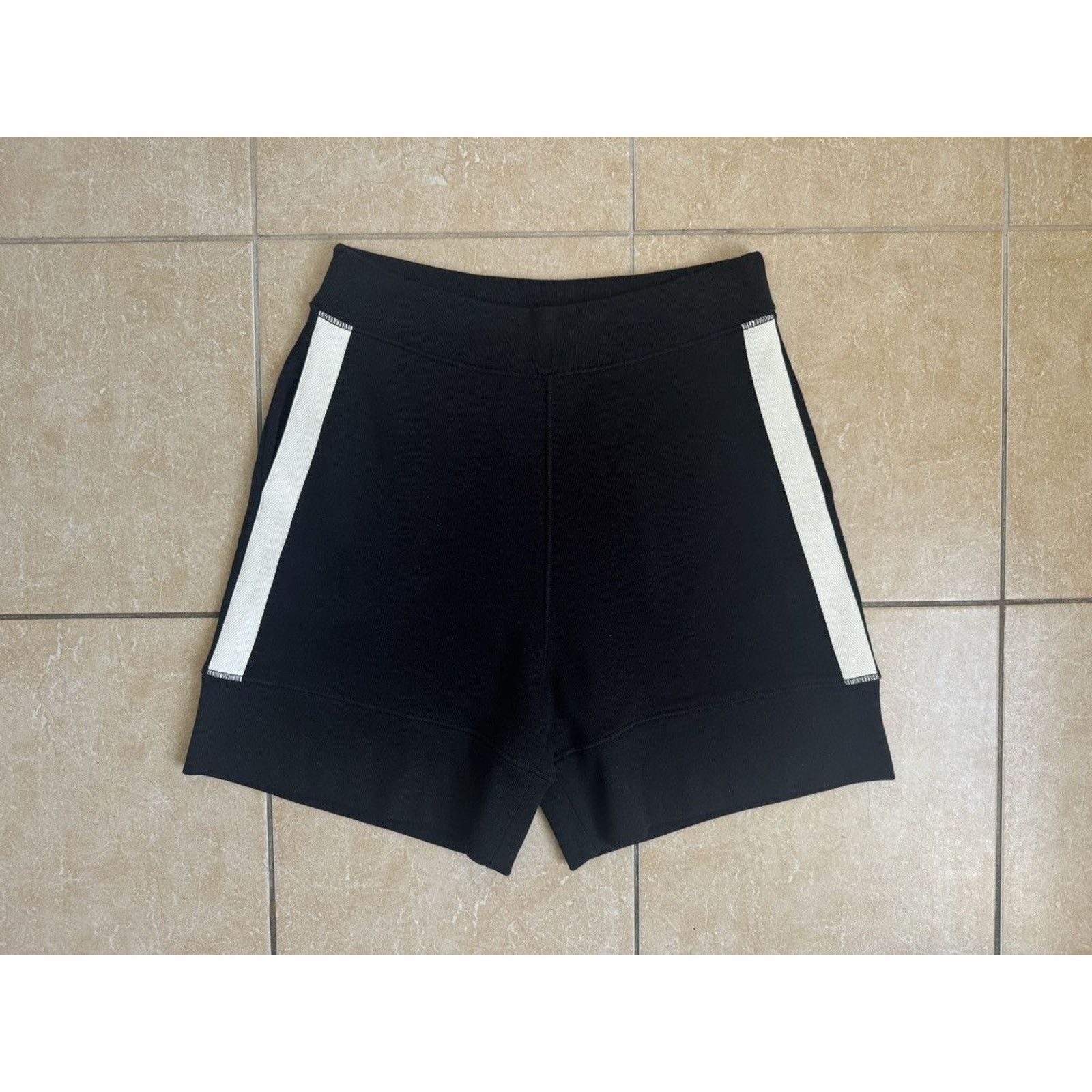 Acne Studios Acne Studios Anchor SS14 Striped Sweat Shorts Size US 31 - 1 Thumbnail