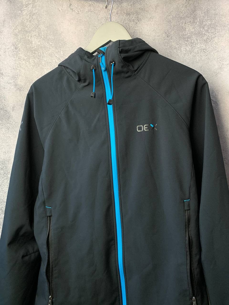 Other OEX Jacket Large Grey SoftShell Outdoor Hiking Full Zip Top Size US L / EU 52-54 / 3 - 4 Thumbnail
