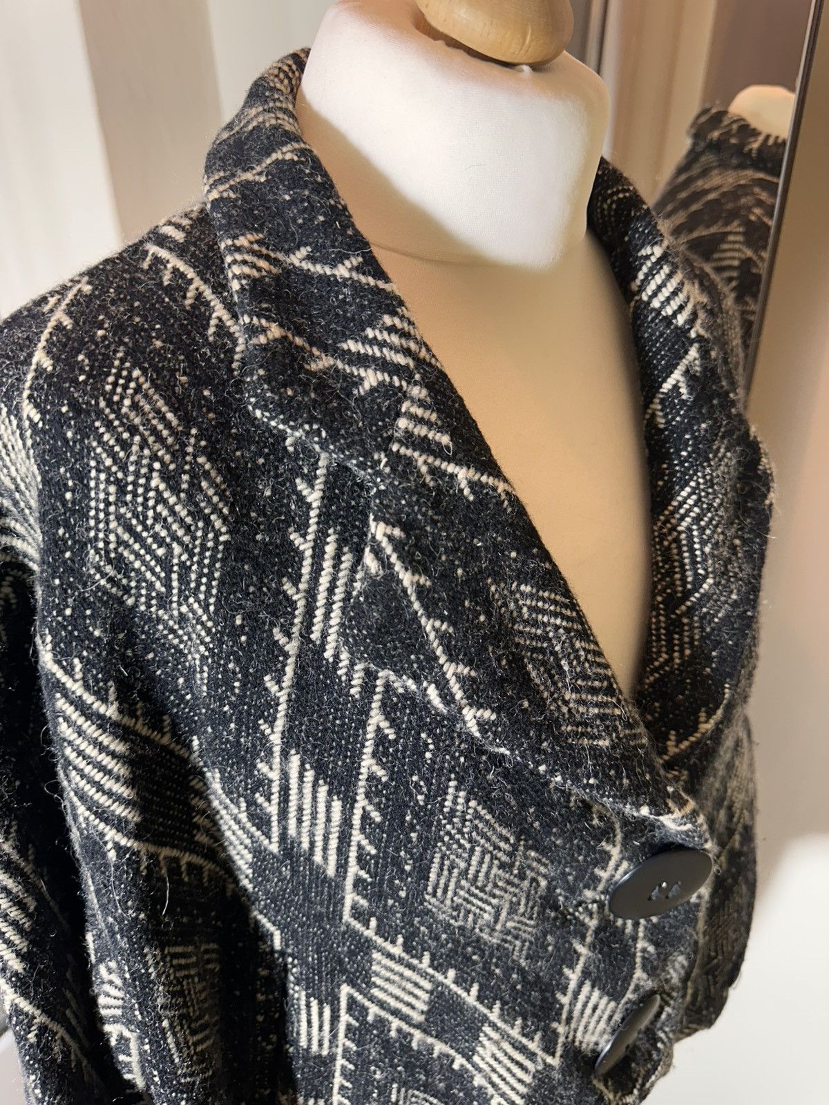 Yohji Yamamoto Magnificent short jacket in jacquard pattern Yohji Yamamoto Size M / US 6-8 / IT 42-44 - 7 Thumbnail