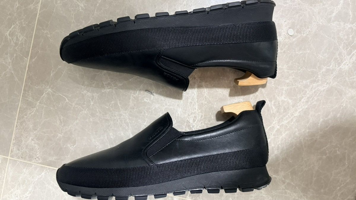 Prada Prada black slip on shoes Size US 10.5 / EU 43-44 - 3 Thumbnail