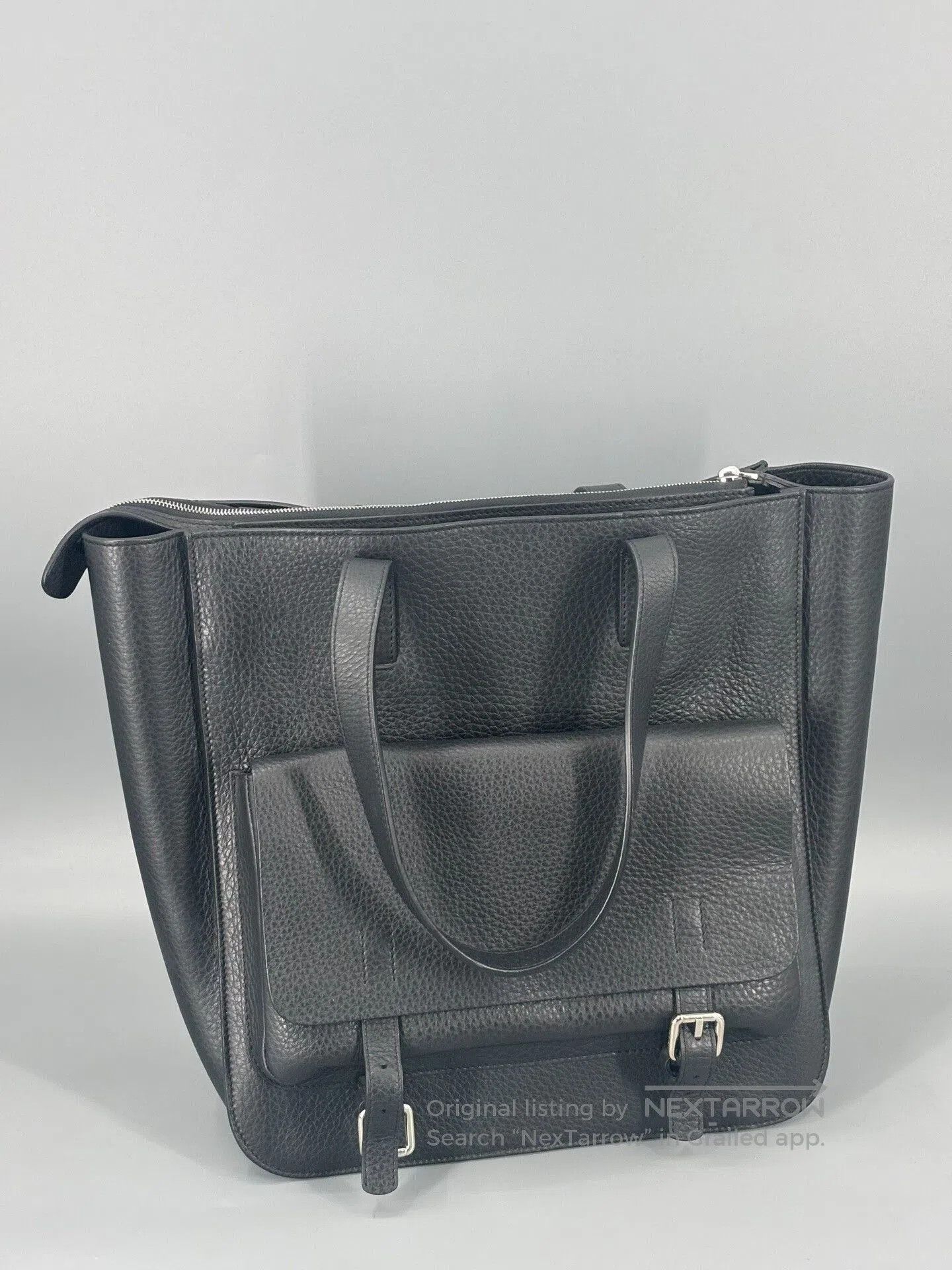 Emporio Armani giorgio armani men's leather tote bag. Size ONE SIZE - 1 Thumbnail