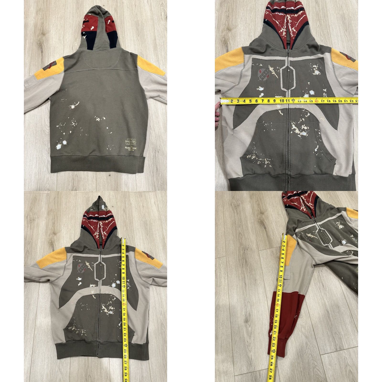 Star Wars Marc Ecko Star Wars Boba Fett Full Zip Hoodie Mens M Medium Color Multicolor Stars Style Full Zip Size US M / EU 48-50 / 2 - 9 Thumbnail