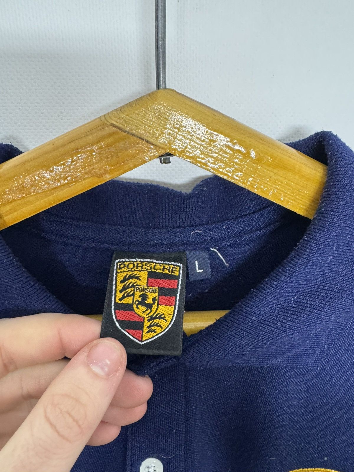 Porsche Design Y2K Porsche Sportscar Racing 2-Button Polo Shirt Size US L / EU 52-54 / 3 - 10 Thumbnail