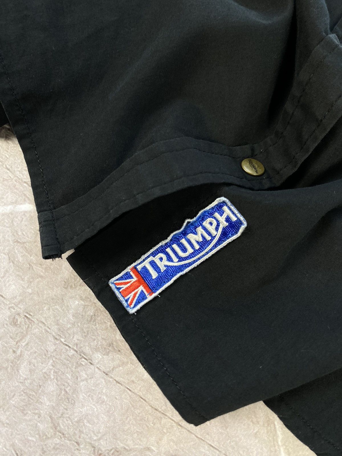 Harley Davidson × Vintage Vintage Y2K Triumph Motorcycles Great Britain UK 90s Size US S / EU 44-46 / 1 - 9 Thumbnail