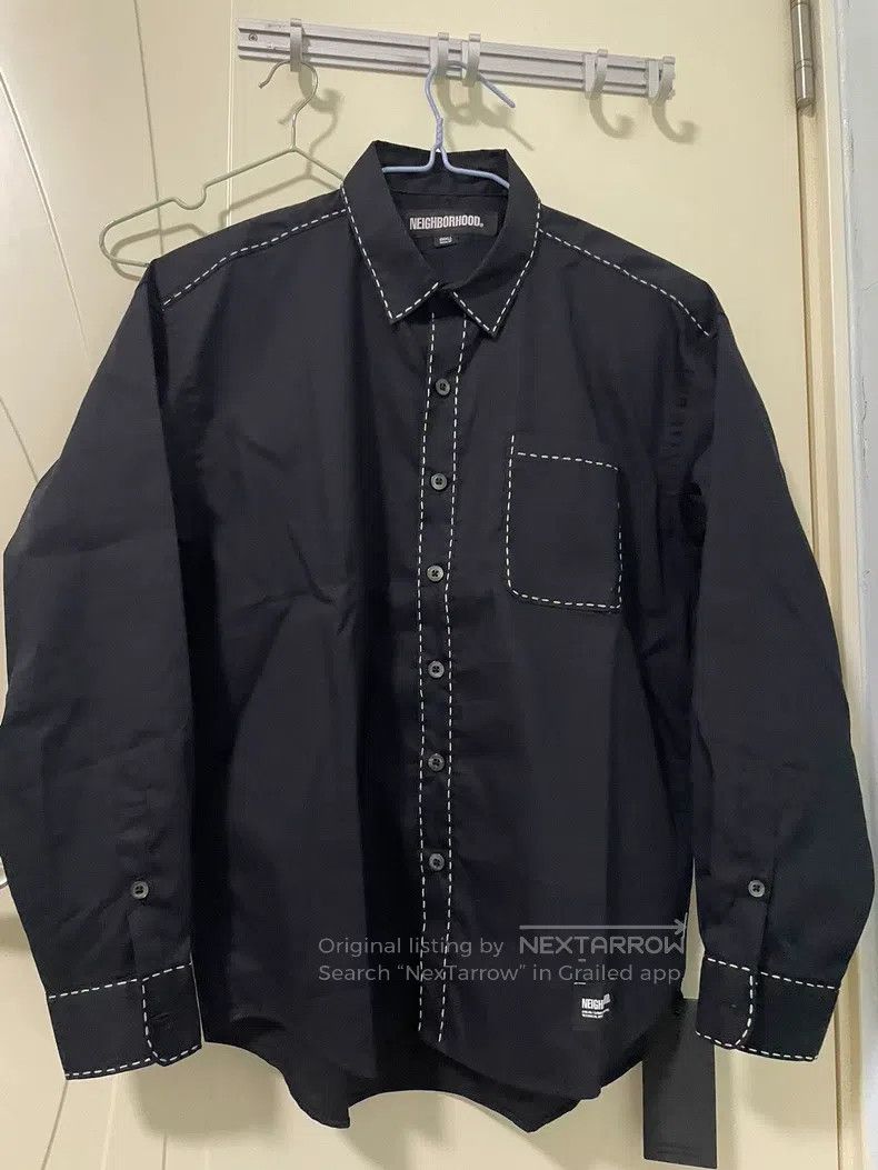 Neighborhood Neighborhood Hand Stitched Shirt, Black Size US S / EU 44-46 / 1 - 1 Thumbnail