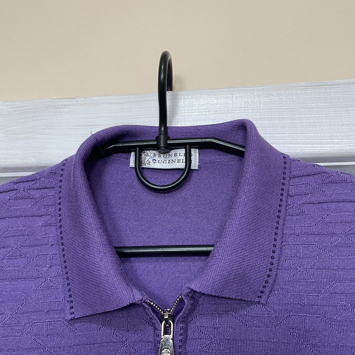 Brunello Cucinelli × Vintage Brunello Cucinelli Polo Shirt tee sweater cardigan old money Size US XL / EU 56 / 4 - 3 Thumbnail
