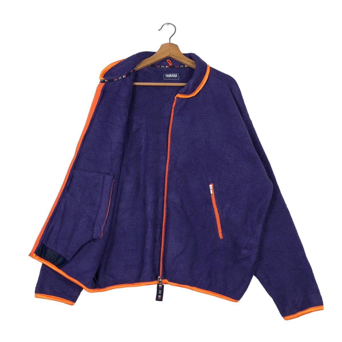 Japanese Brand 🔥Vintage Yamaha Fleece Zipper Jacket Racing Size US M / EU 48-50 / 2 - 11 Thumbnail