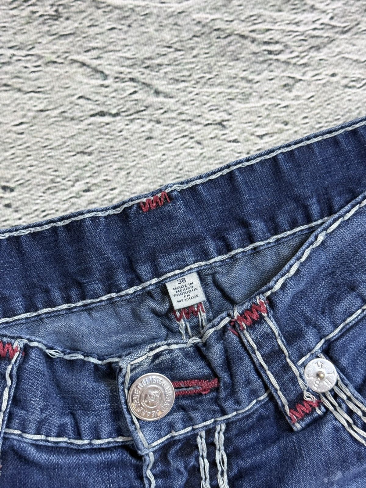 True Religion True Religion jeans vintage straight denim Mega T stitching Size US 38 / EU 54 - 11 Thumbnail