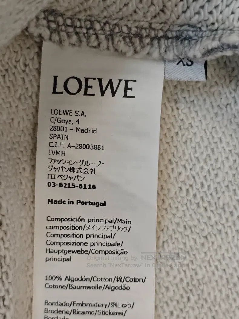 Loewe Loewe Red sweatshirt with a front that is shorter than the Size US XS / EU 42 / 0 - 7 Thumbnail