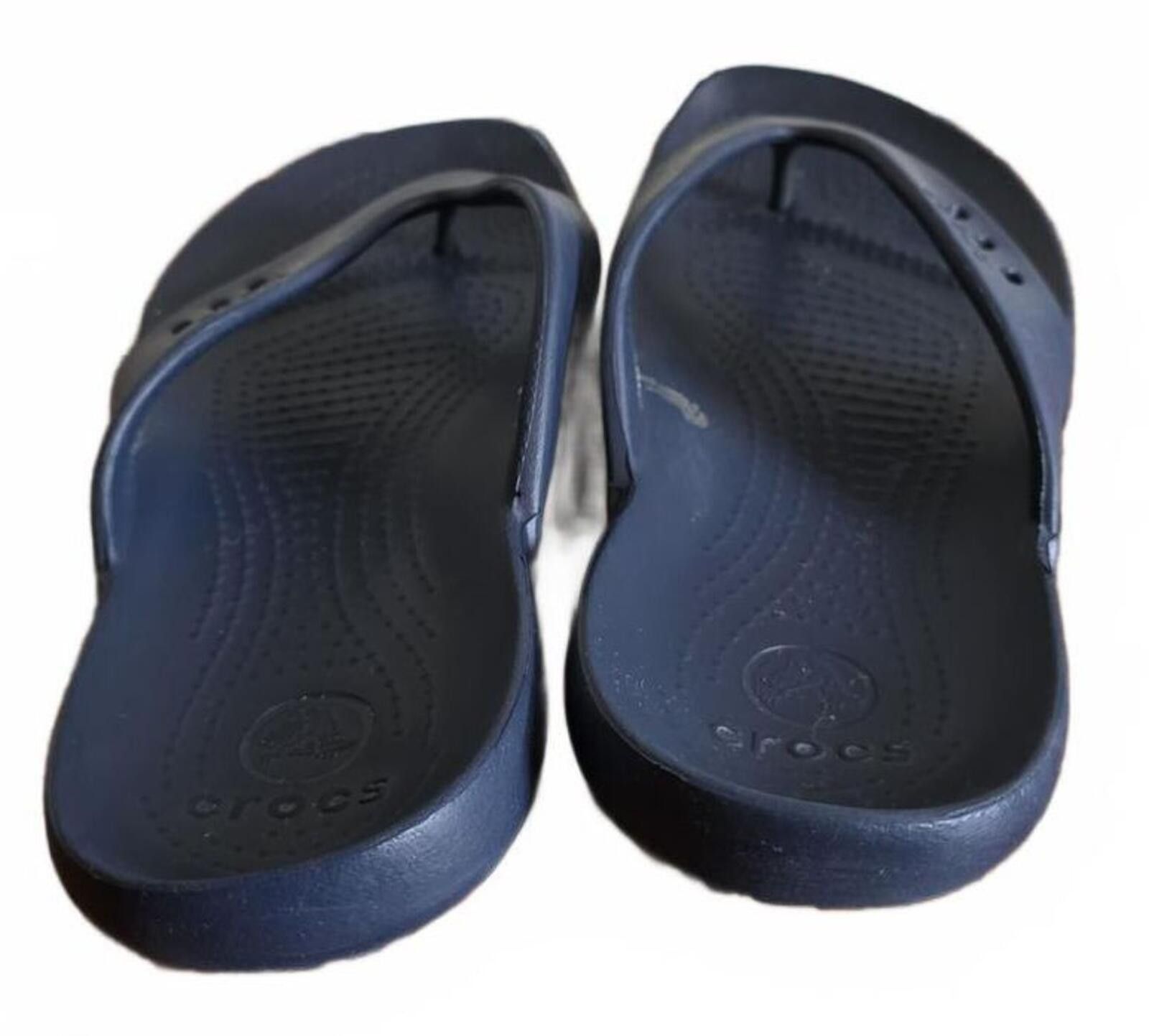 Crocs Crocs Kadee Navy Blue Classic Flip Flop Sandals Size 8 W 8 Size US 8 / IT 38 - 5 Thumbnail