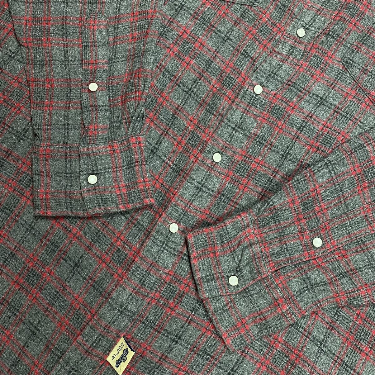 RRL Ralph Lauren RRL Ralph Lauren Western Snapp Button Plaid Falnnel Shirts Size US L / EU 52-54 / 3 - 6 Thumbnail