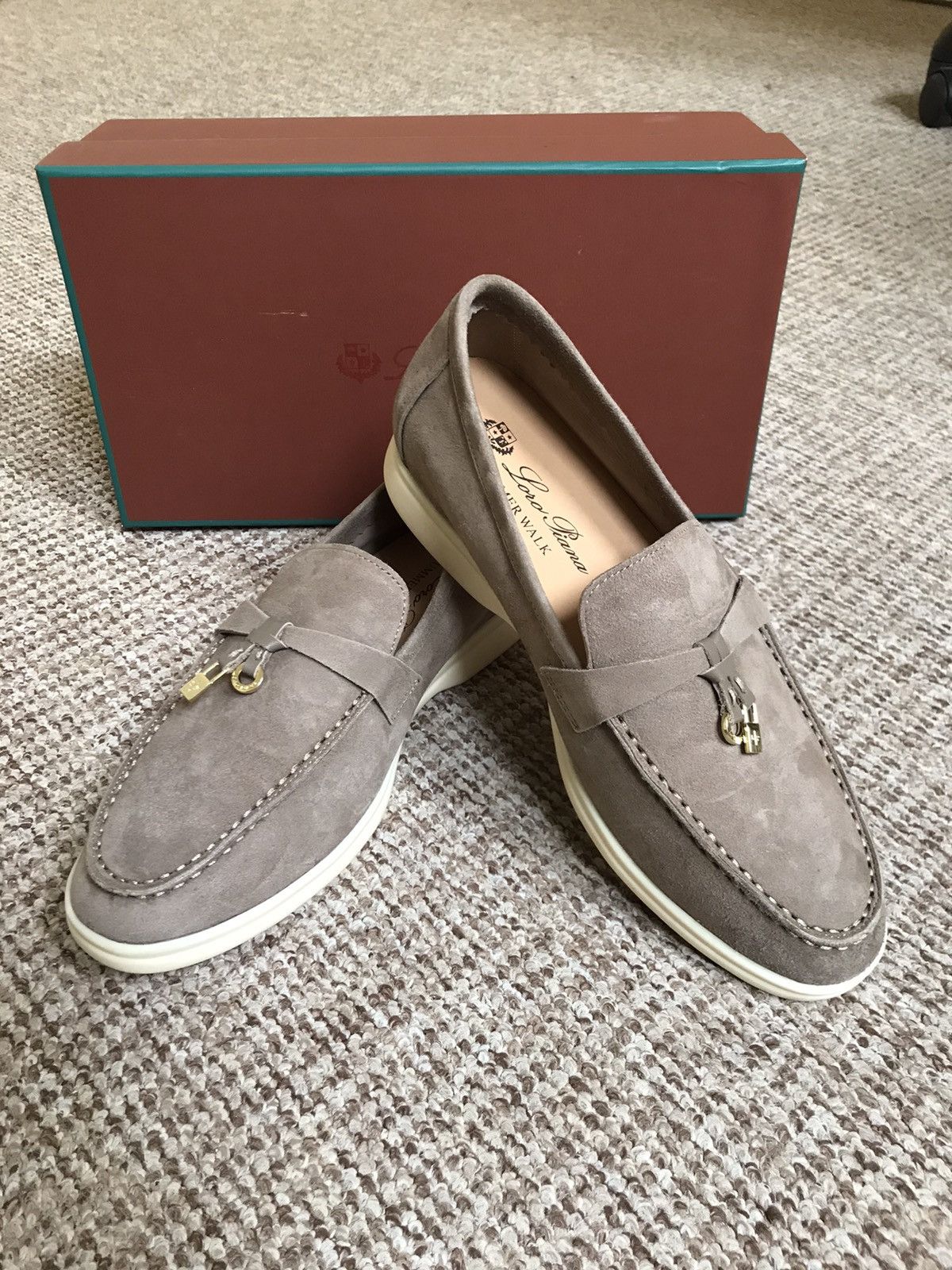 image of Loro Piana Shoes in Brown, Women's (Size 7)