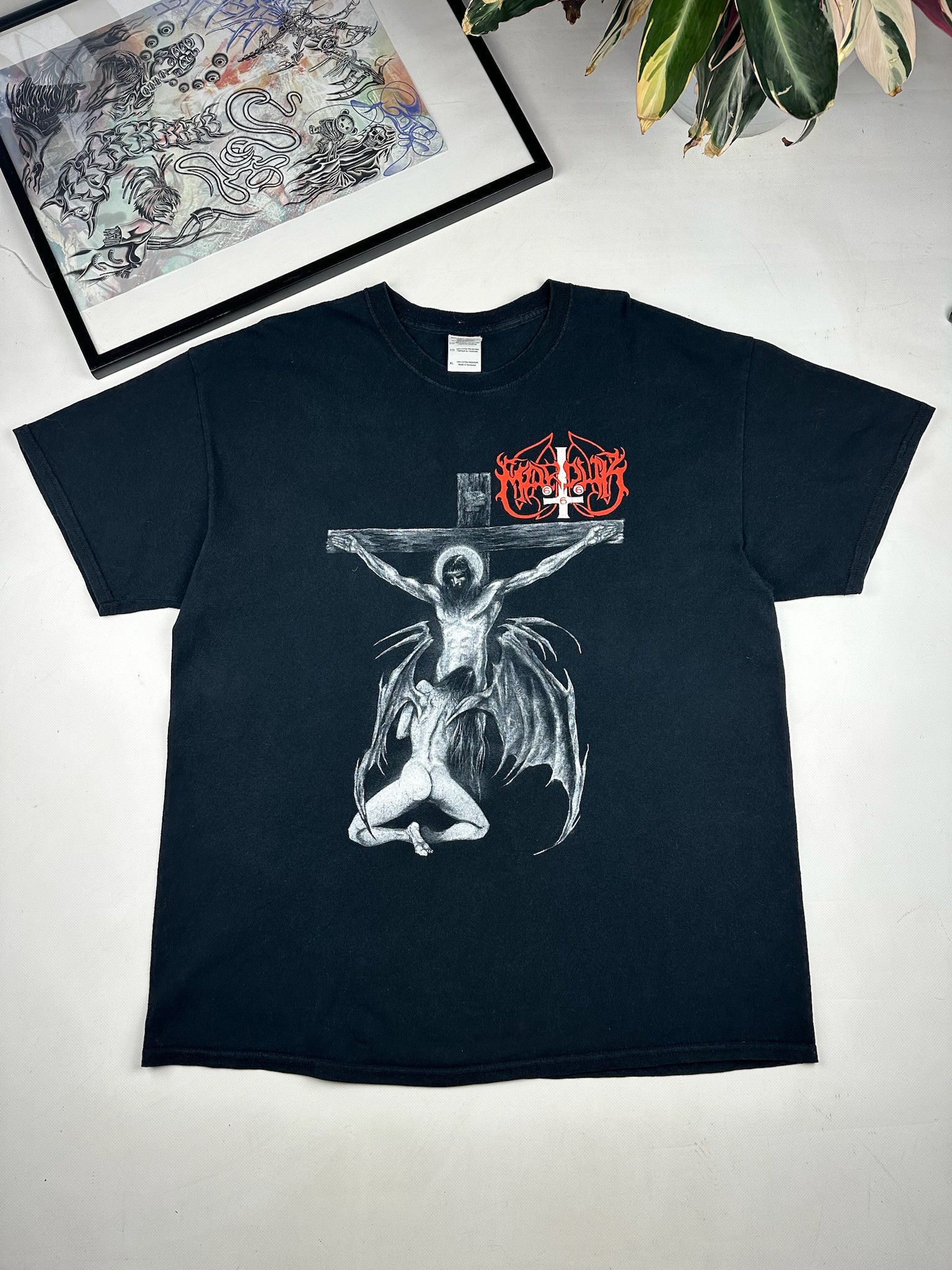 Band Tees Vintage Marduk Metal Band T-shirt Size US XL / EU 56 / 4 - 1 Thumbnail