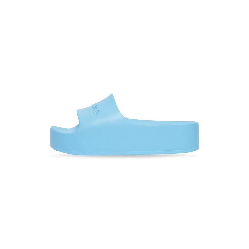 Balenciaga o1la1rc1a0425 Chunky Slide Sandals in Blue Size US 8 / IT 38 - 4 Thumbnail