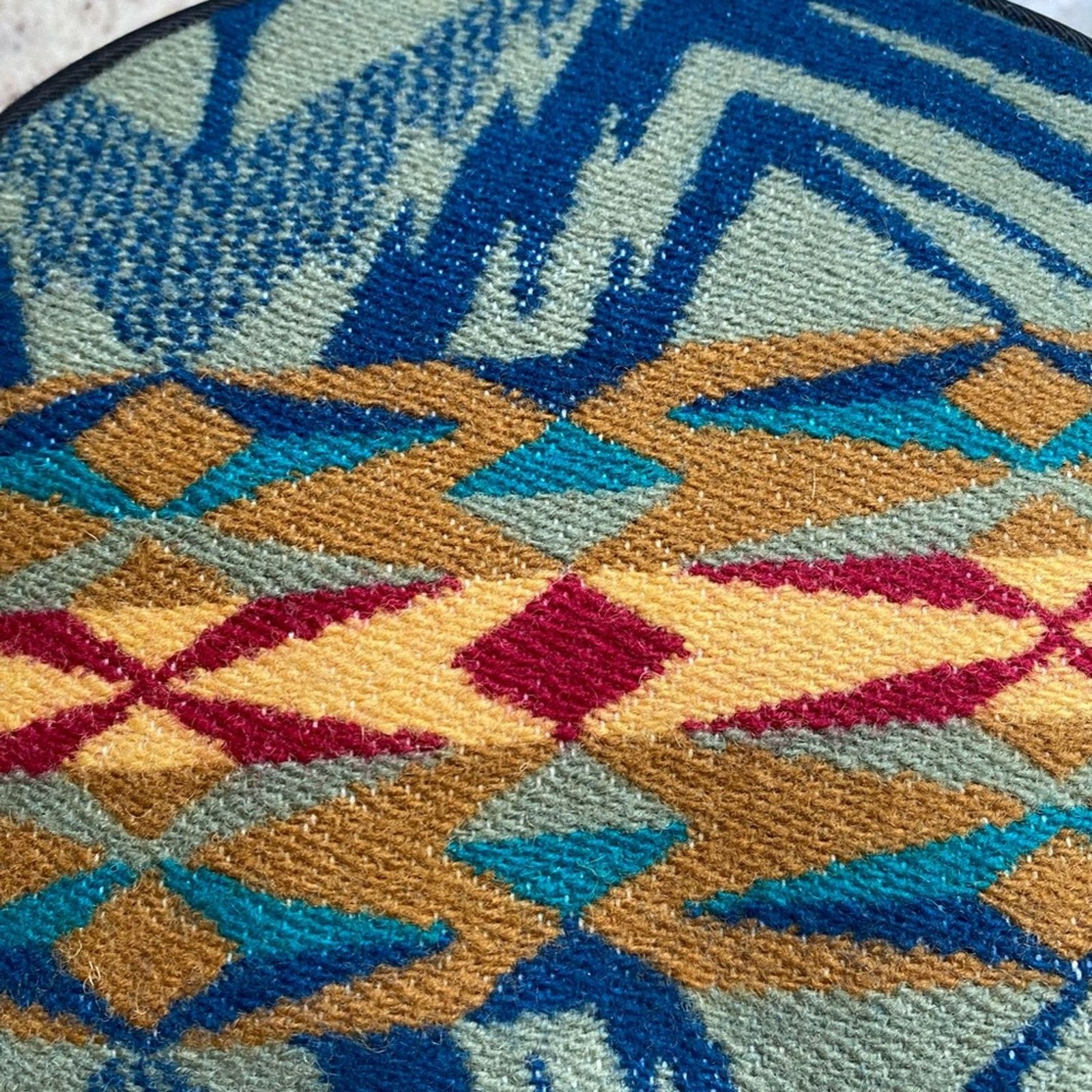 Pendleton PENDLETON Half Moon Aztec Wool Leather Zip Travel Pouch Size ONE SIZE - 11 Thumbnail