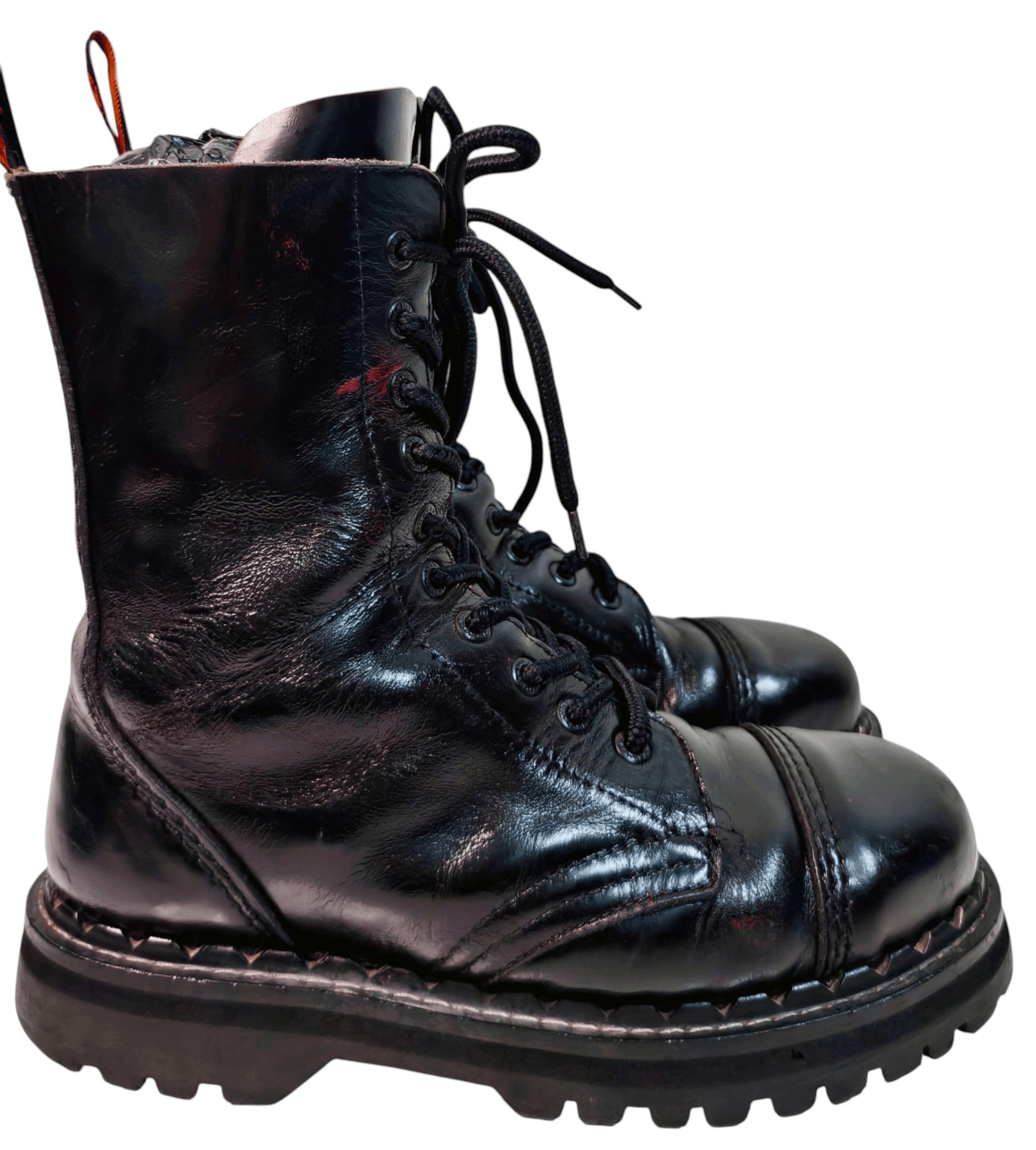 Other KMM Combat boots Men's 10 eyes Black Steel Toe Size US 9 / EU 42 - 4 Thumbnail