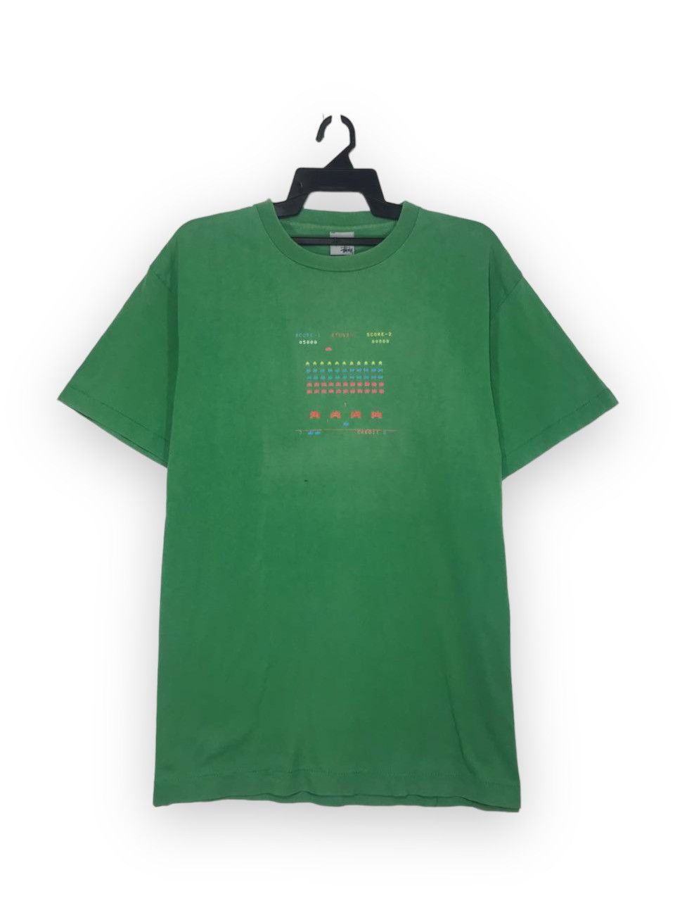Stussy × Vintage Vintage rare Stussy rip off space invaders games Size US L / EU 52-54 / 3 - 1 Thumbnail