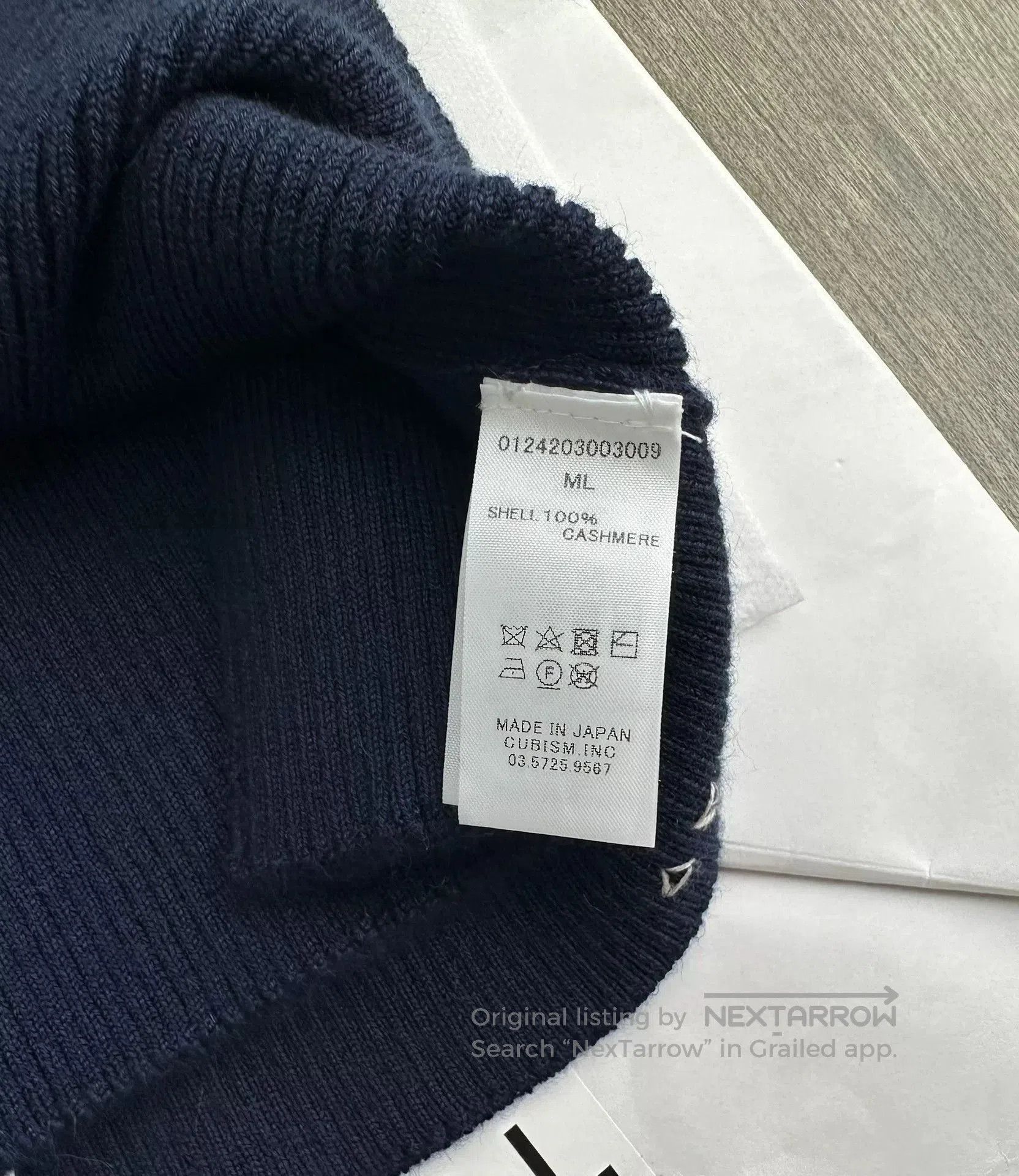 Visvim visvim cashmere insulator midsection navy blue. Size US M / EU 48-50 / 2 - 4 Thumbnail