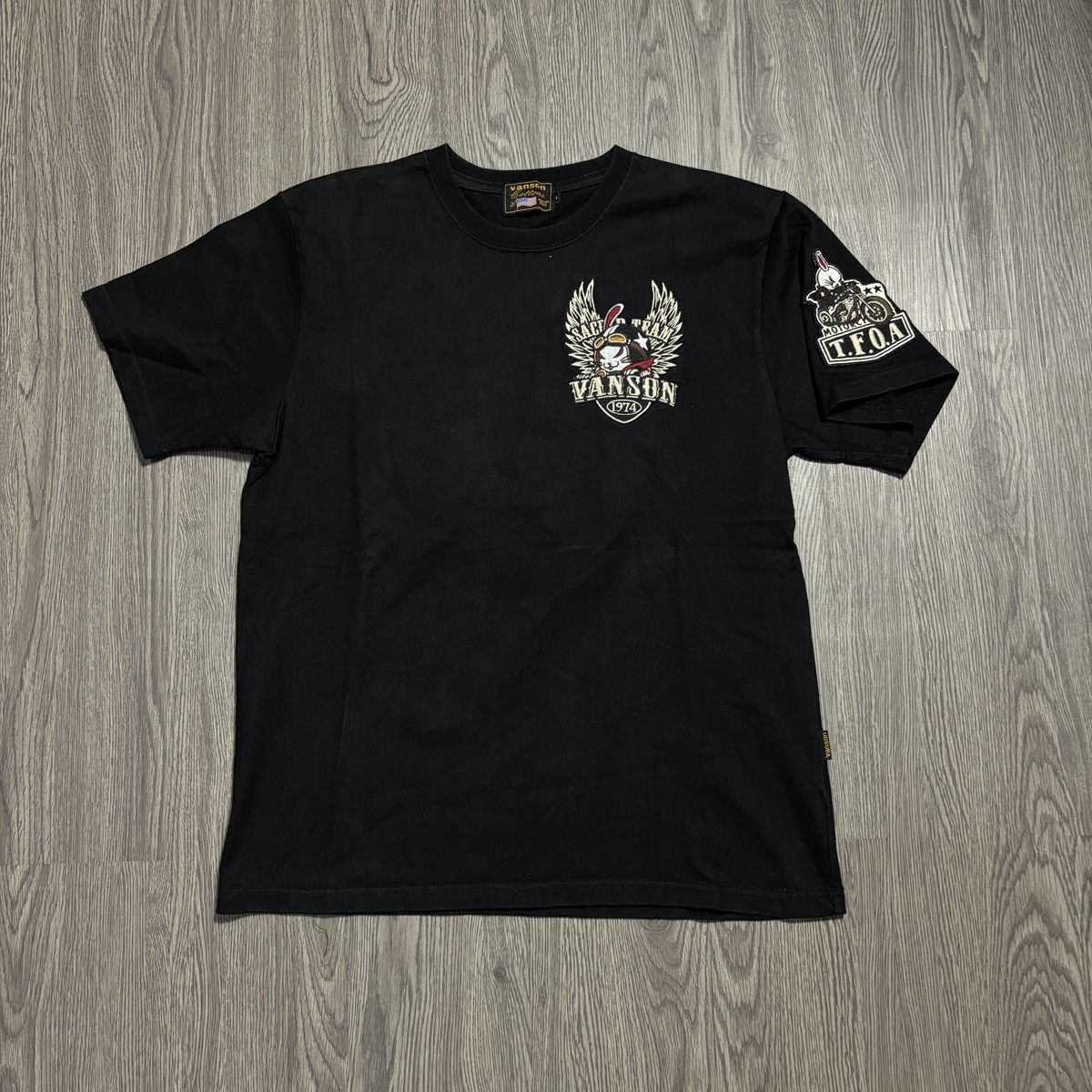 Vanson Leathers Vanson x TFOA T-shirt Size US L / EU 52-54 / 3 - 3 Thumbnail
