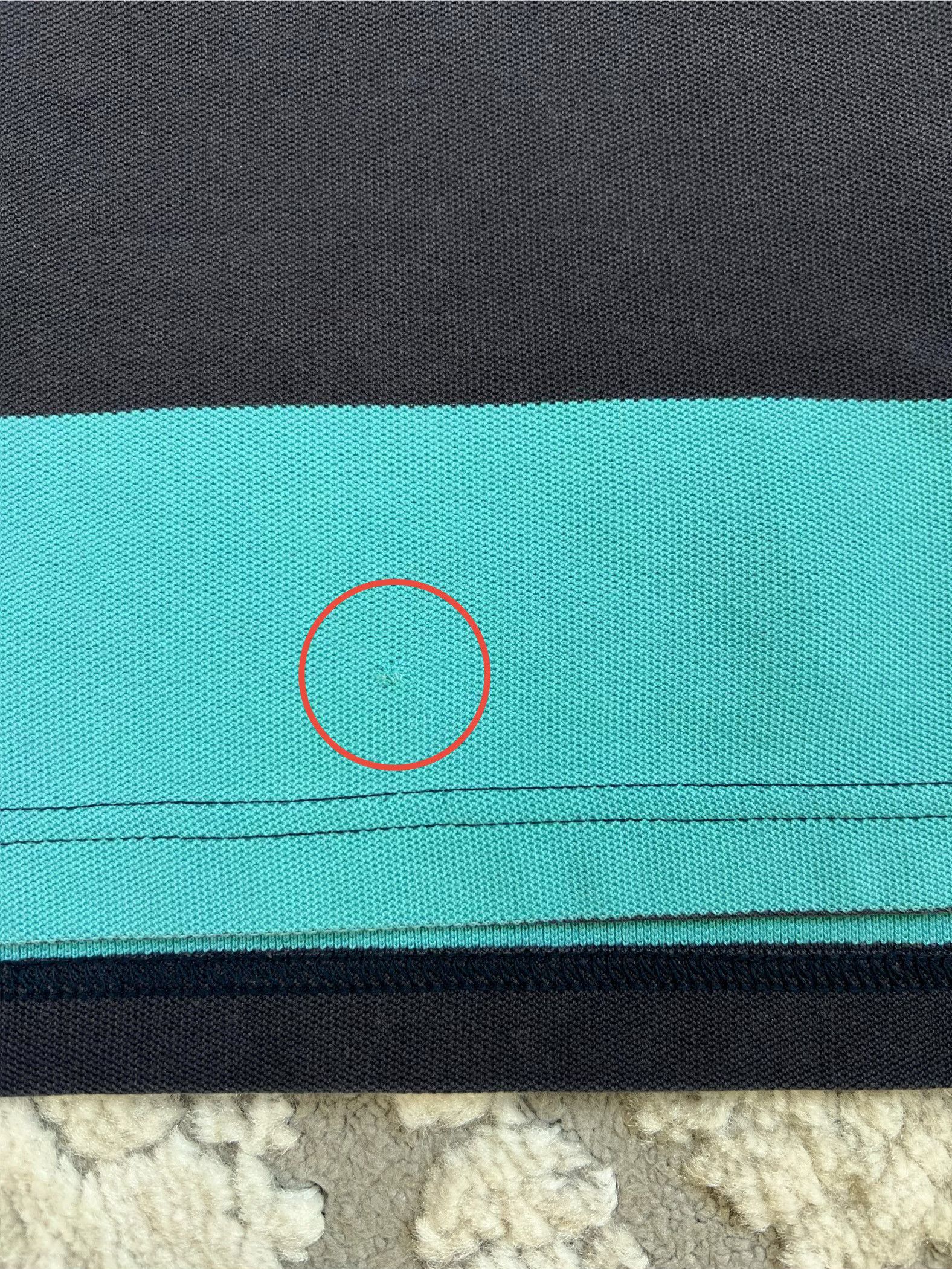 Nike Nike Striped Polo Shirt Teal Navy S/XS Size US S / EU 44-46 / 1 - 9 Thumbnail