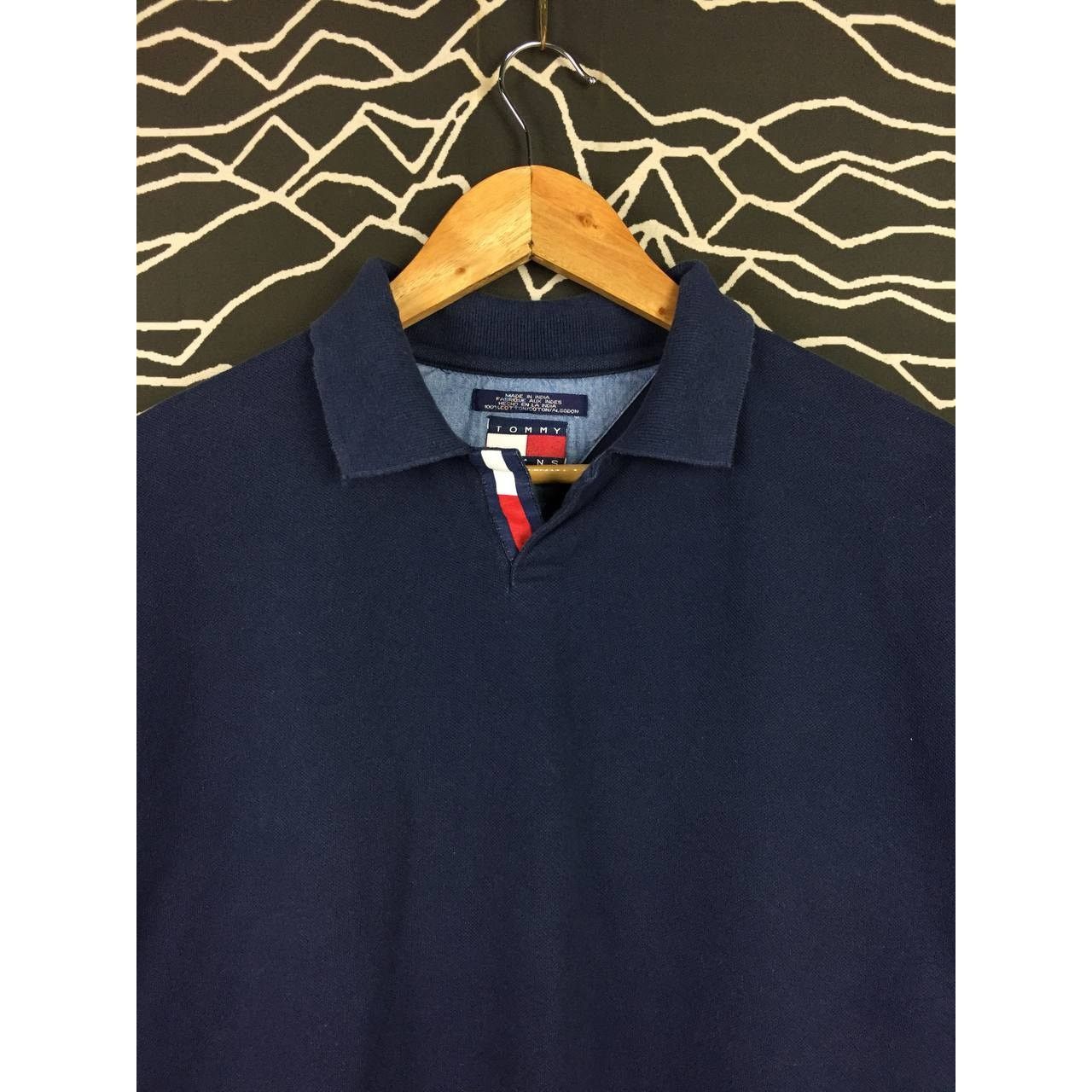 Tommy Hilfiger × Vintage Tommy Jeans Tommy Hilfiger Open Collar Polo Tee Size US S / EU 44-46 / 1 - 3 Thumbnail