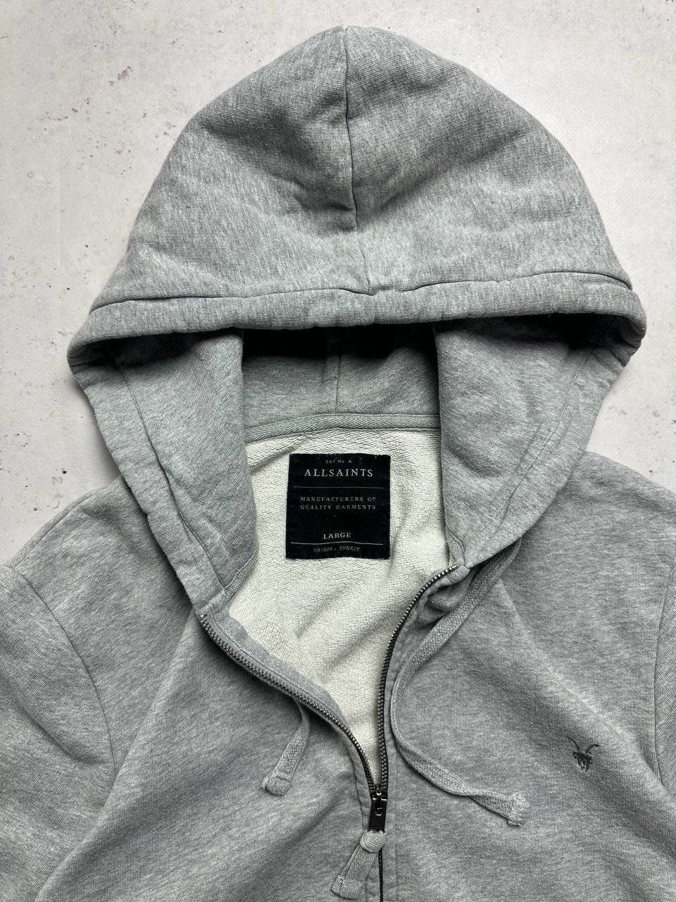 Allsaints × Vintage Vintage Allsaints Boxy Zip Hoodie Y2K L Size US L / EU 52-54 / 3 - 4 Thumbnail
