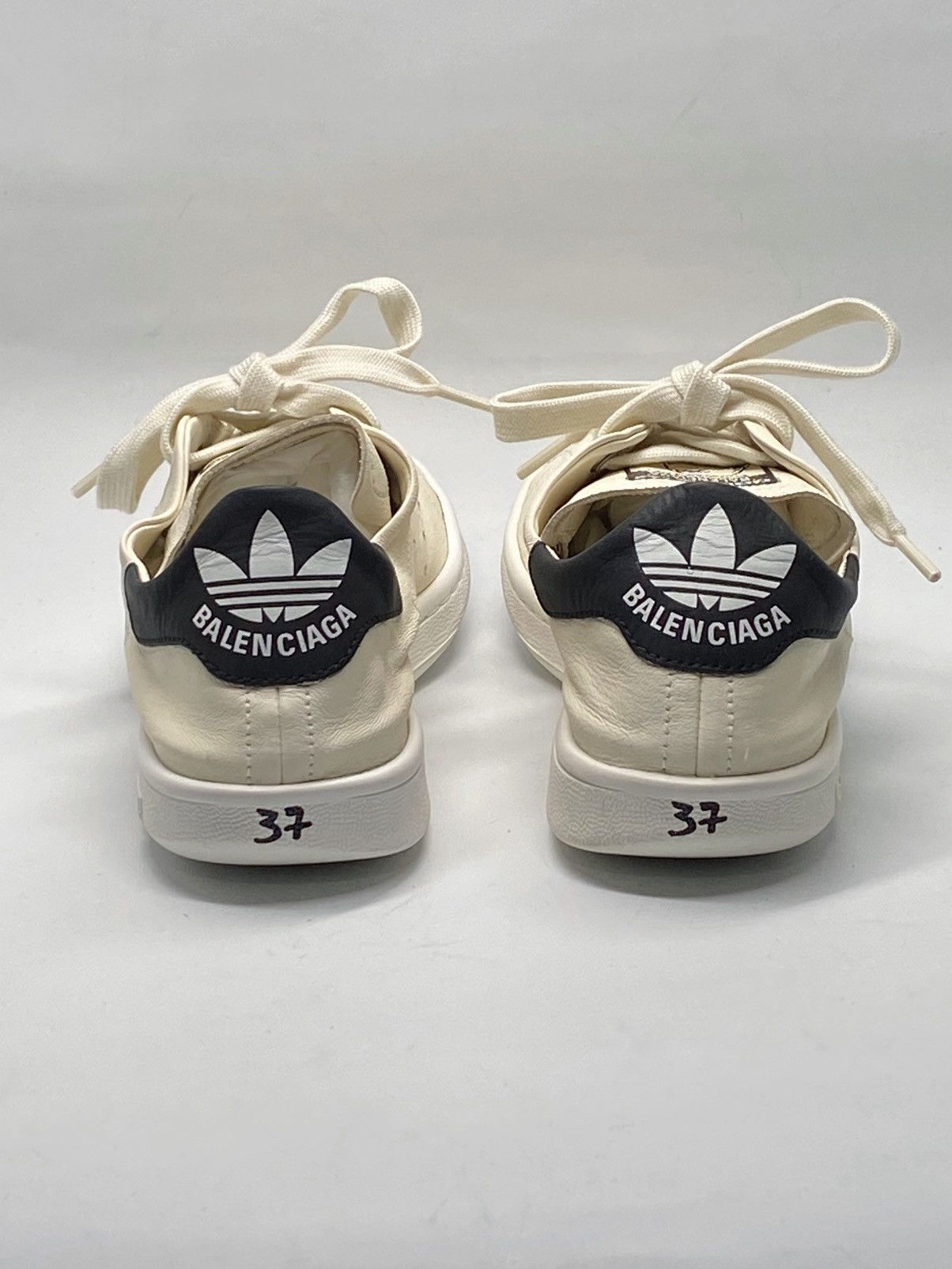 Balenciaga Balenciaga X Adidas Stan Smith Leather Sneakers size 37 Size US 7 / IT 37 - 6 Thumbnail