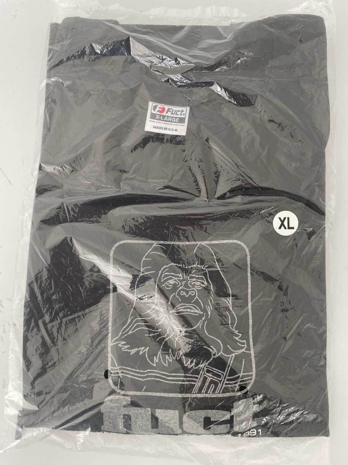 FUCT Fuct Kept in Captivity Ape Reflective Tee Size US XL / EU 56 / 4 - 2 Thumbnail