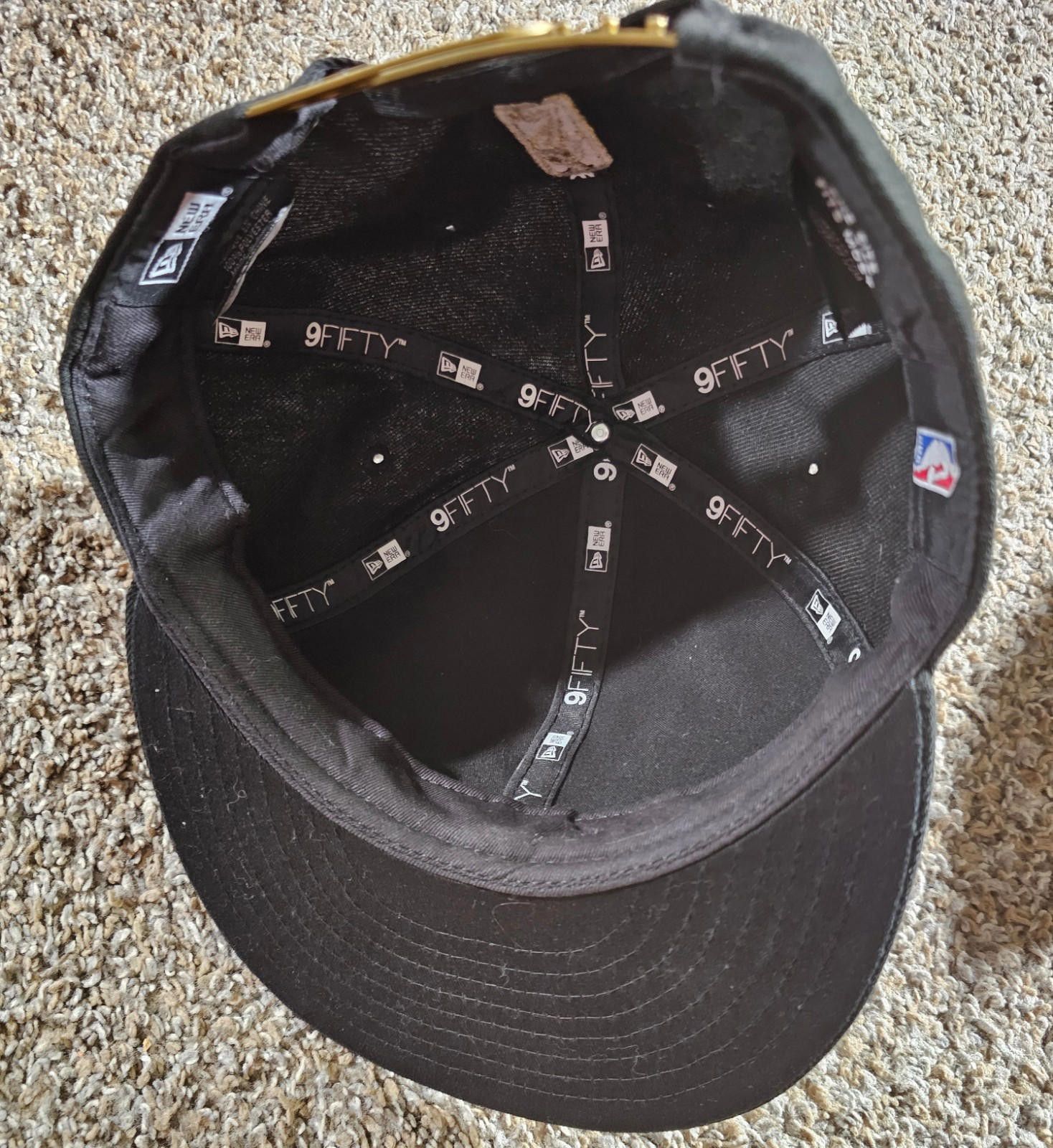 New Era New Era Black Milwaukee Bucks Black & GOLD Logo 9FIFTY Size ONE SIZE - 7 Thumbnail