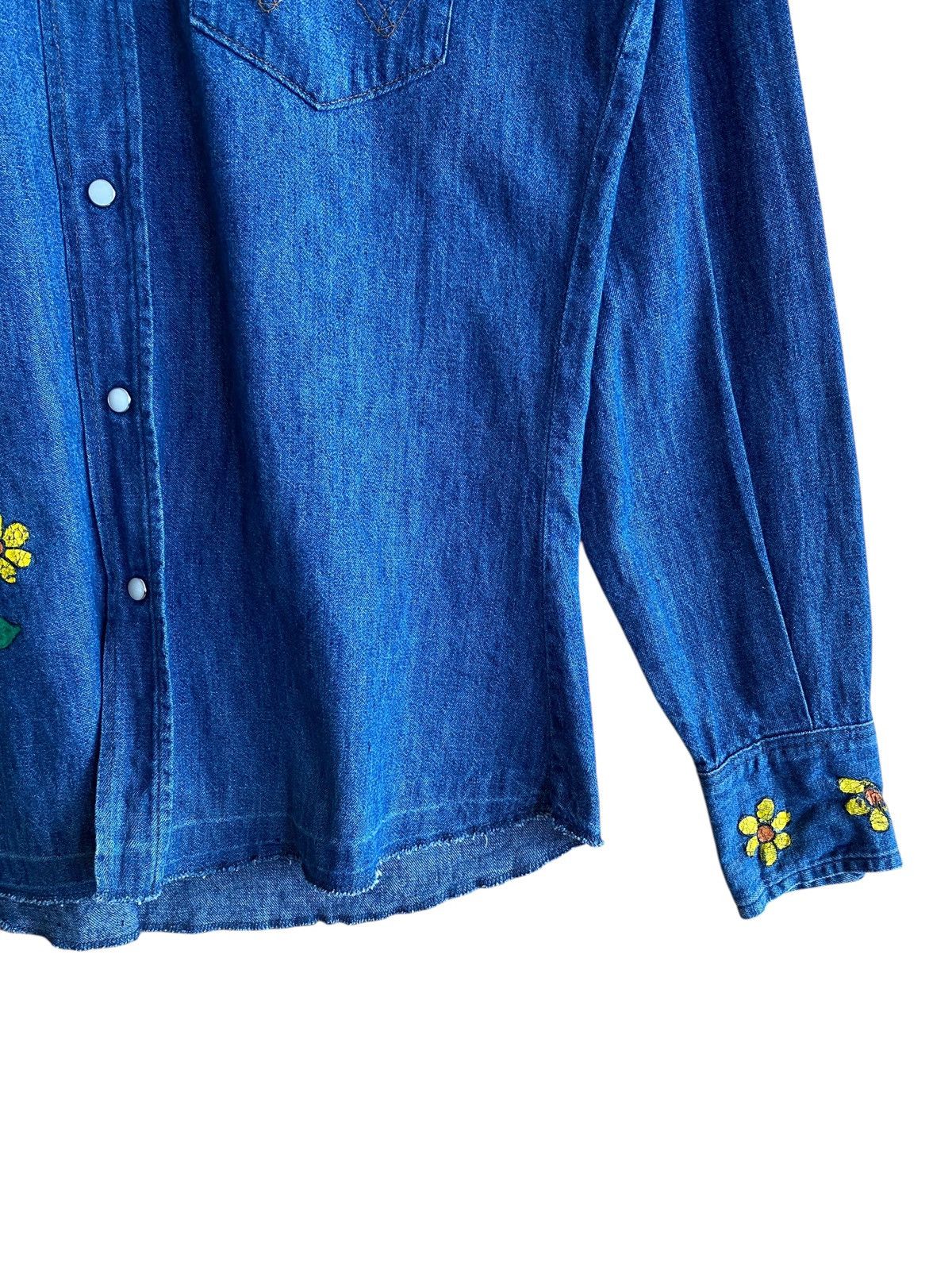 Wrangler Vintage Brand Wrangler Hand Printed Made In Usa 1970s Size US L / EU 52-54 / 3 - 4 Thumbnail