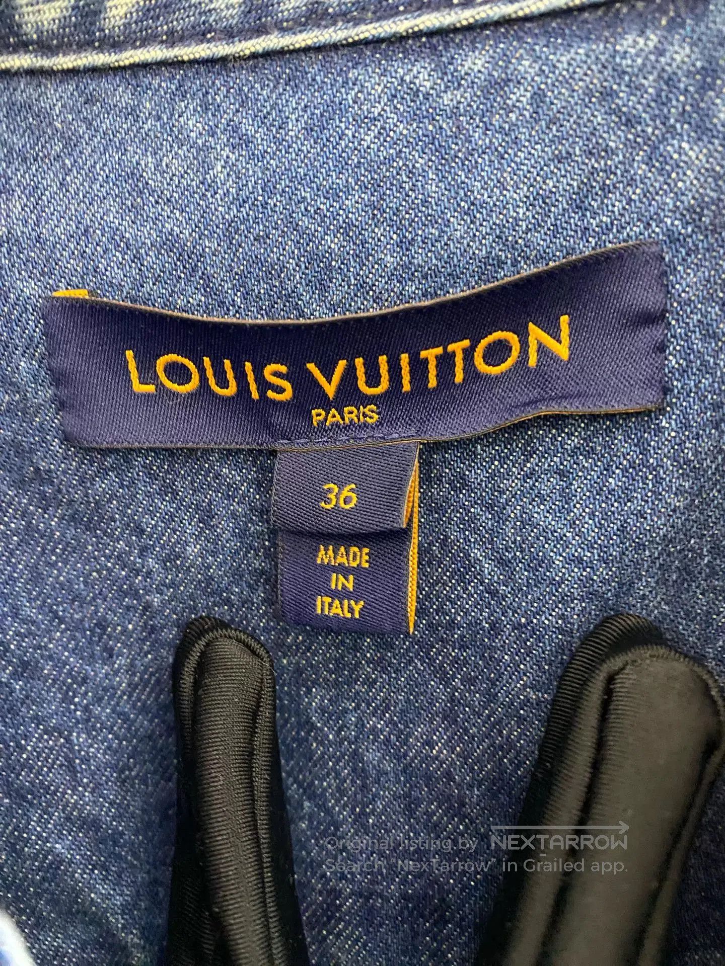 Louis Vuitton LV Washed Blue Denim Jacket. Size XS / US 0-2 / IT 36-38 - 6 Thumbnail