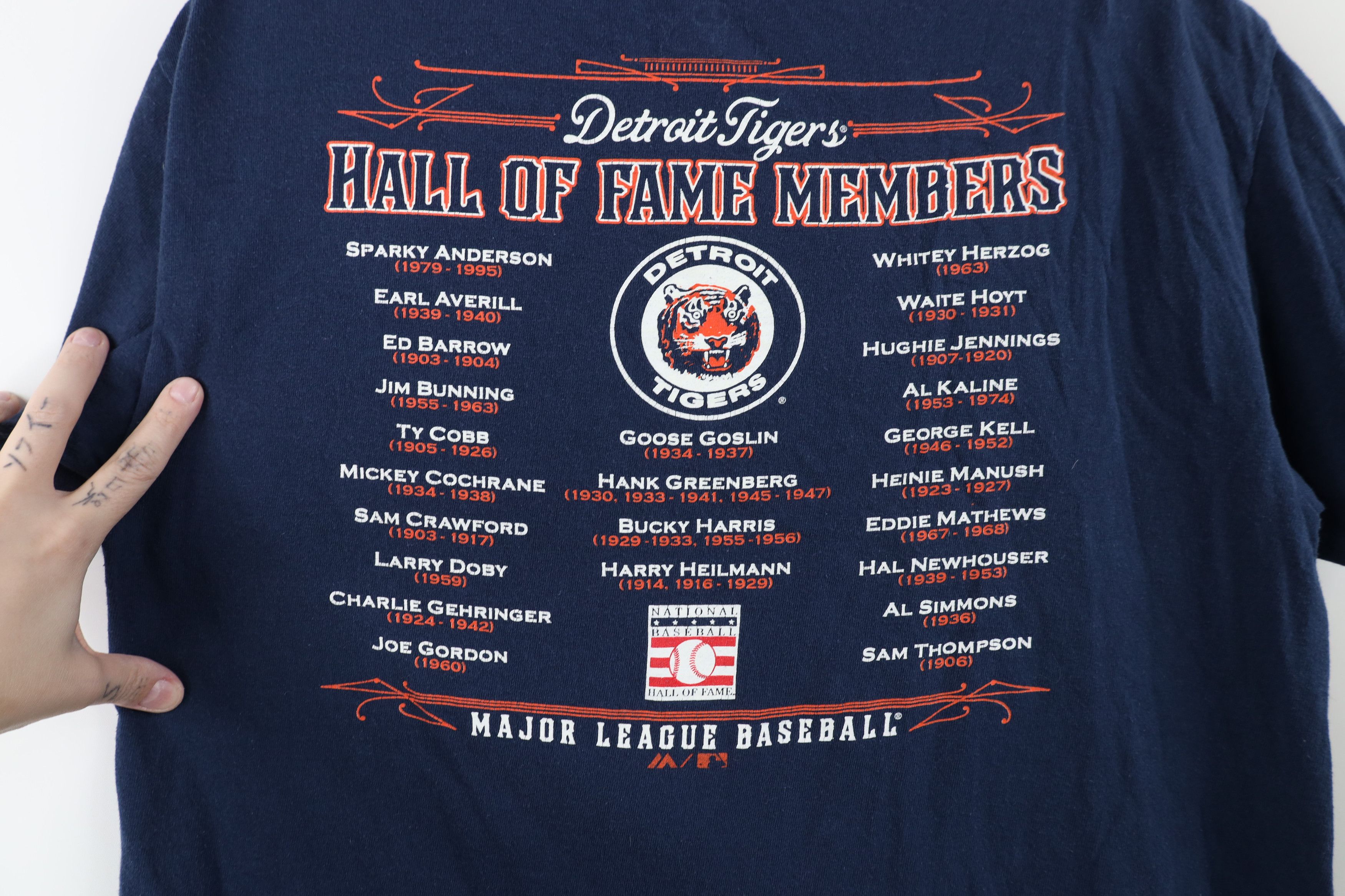 Majestic Vintage Majestic Baseball Hall of Fame Members T-Shirt Size US M / EU 48-50 / 2 - 11 Thumbnail