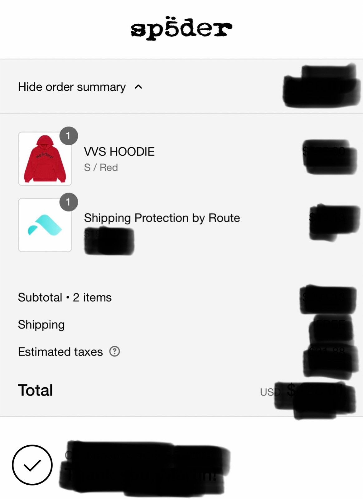 Sp5der × Spyder Sp5der VVS Hoodie rhinestones red Size US S / EU 44-46 / 1 - 4 Thumbnail